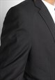 VINTAGE 80'S ARMANI SUIT JACKET BLAZER BLACK 46' 