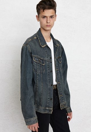 VINTAGE BLUE POLO RALPH LAUREN DENIM JACKET