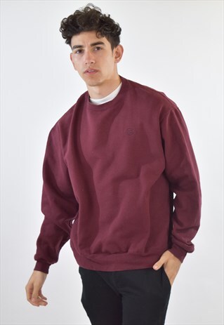VINTAGE 90S MAROON CHAMPION CREW NECK SWEATSHIRT