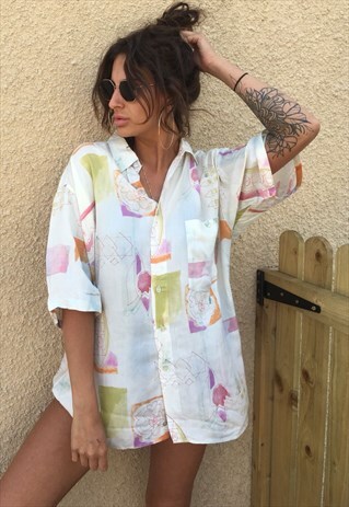 OVERSIZED RETRO 90S 80S VINTAGE UNISEX FESTIVAL SHIRT