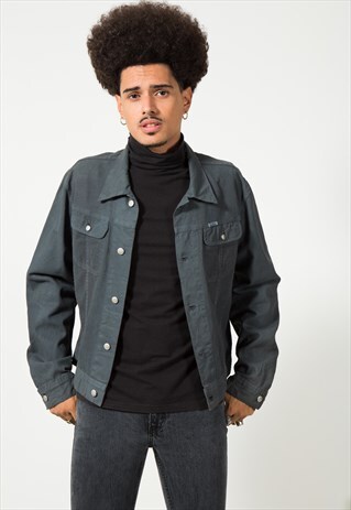 VINTAGE 80S DIESEL DENIM JACKET / S4619