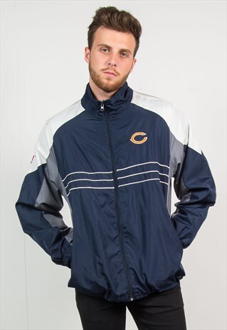 REEBOK TRACKSUIT JACKET NFL CHICAGO BEARS