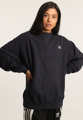 VINTAGE CHAMPION EMBROIDERED LOGO SWEATSHIRT