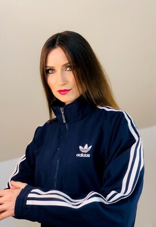 ADIDAS WINDBREAKER SOCCER 90S RUNNING JACKET VINTAGE TOP