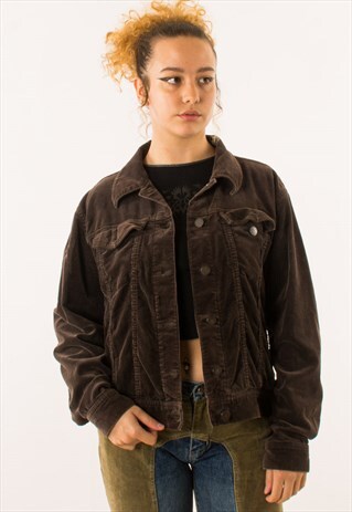 VINTAGE BROWN CORDUROY JACKET