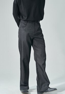 Men's fashion texture trousers AW2021 VOL.4