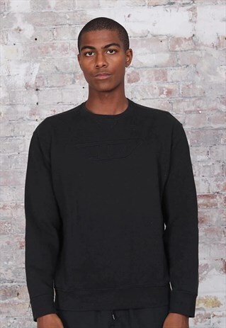VINTAGE DIESEL BIG LOGO SWEATSHIRT GREY