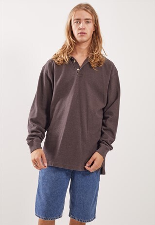 VINTAGE TOMMY HILFIGER LONG SLEEVE POLO TOP