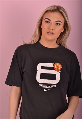 BLACK NIKE MANCHESTER UNITED T-SHIRT GBT4262