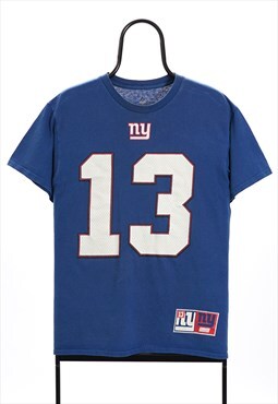 Majestic NFL Vintage Blue New York Giants TShirt Womens