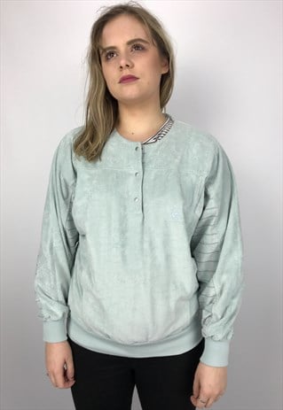 80S VINTAGE LE COQ SPORTIF VELOUR SWEATSHIRT