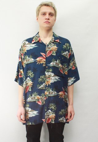 VINTAGE 90' AMAZING COOL OLDSCHOOL HAWAI CLASSIC SHIRT