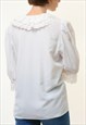 70S VINTAGE AUSTRIAN BAVARIAN DIRNDL VICTORIAN CROP TOP 4465