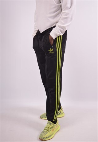 VINTAGE ADIDAS TRACKSUIT TROUSERS BLACK