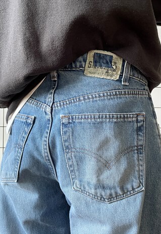 Vintage LEVIS Silvertab Jeans Denim Pants 80s Blue Baggy