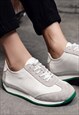 CLASSIC SNEAKERS SUEDE FINISH SPORT SHOES RETRO TRAINERS