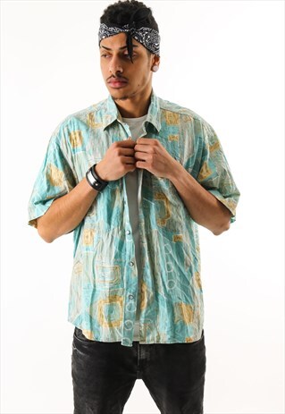 VINTAGE PATTERN SHIRT PSAW314D