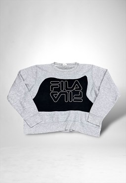 Reworked Fila Embroidered Sweatshirt