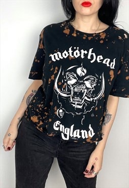 Motorhead Reworked bleached distressed band Shirt