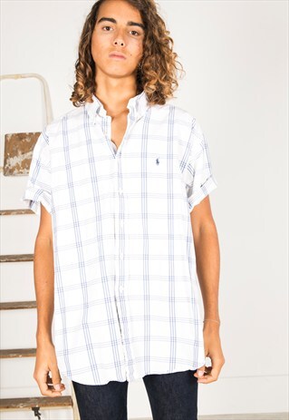 LAST UNIT SALE / VINTAGE 80S POLO RALPH LAUREN SHIRT S0526
