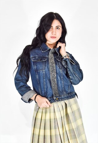 JUST CAVALLI CASUAL STYLE BLUE JEANS JACKET
