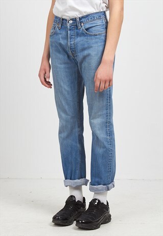 VINTAGE BLUE LEVI'S 555 04 FIT DENIM JEANS