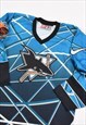 VINTAGE 90S NIKE SAN JOSE SHARKS NHL ICE HOCKEY JERSEY