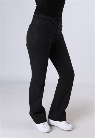 LEVIS 525 DENIM BOOTCUT FLARE JEANS VINTAGE UK 8 (FB2T)
