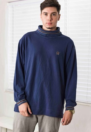 VINTAGE TOMMY HILFIGER ROLL NECK JUMPER XL 14.4
