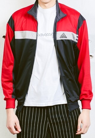 VINTAGE 90S ADIDAS COLOURBLOCK TRACK JACKET
