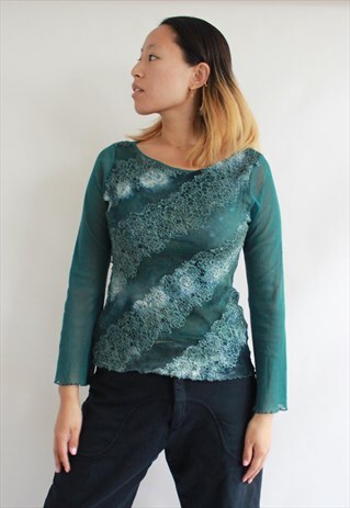 TURQUOISE BLUE TOP