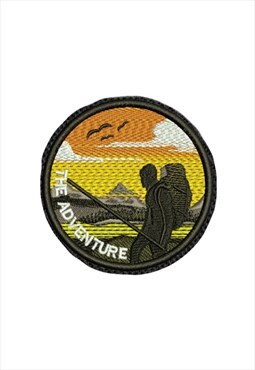 Embroidered Patch Adventure iron on patch / sew on patch
