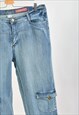 VINTAGE 00S DENIM CARGO SHORTS 