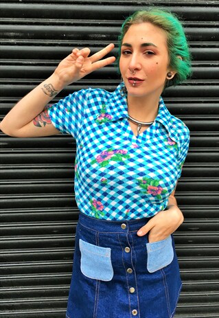 VINTAGE TOWELLING TOP