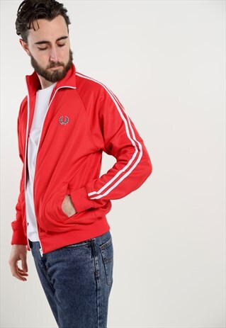 VINTAGE FRED PERRY TRACK JACKET