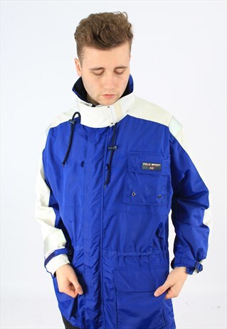 RALPH LAUREN POLO SPORT PADDED RAIN ANORAK JACKET