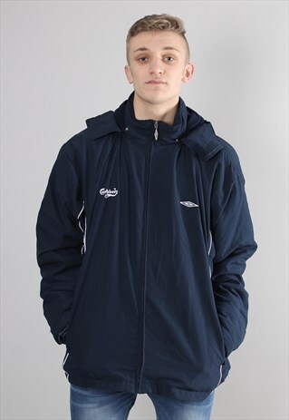 VINTAGE UMBRO PADDED PUFFER JACKET LARGE