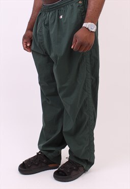 Vintage Dark Green Champion joggers with popping buttons 