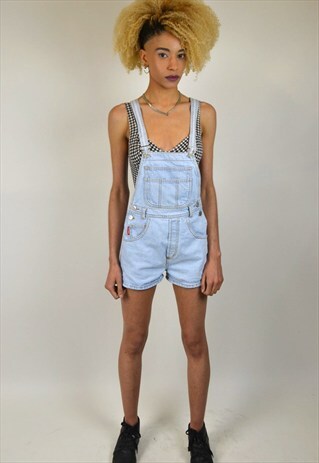 VINTAGE 90'S DUNGAREE SHORTS