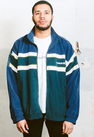VINTAGE UMBRO VELOUR TRACK JACKET