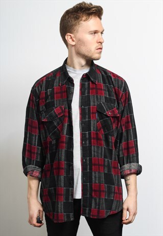 VINTAGE CORDUROY CORD SHIRT