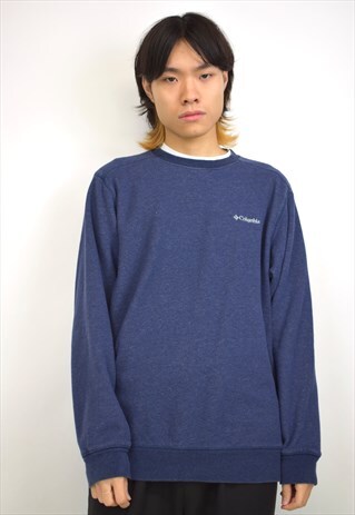 VINTAGE 90S COLUMBIA BLUE SWEATSHIRT