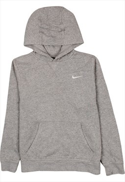 Vintage 90's Nike Hoodie Pullover Swoosh Grey Large