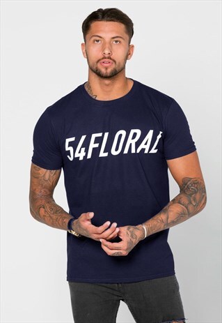 LARGE GRAPHIC LOGO T-SHIRT - NAVY BLUE