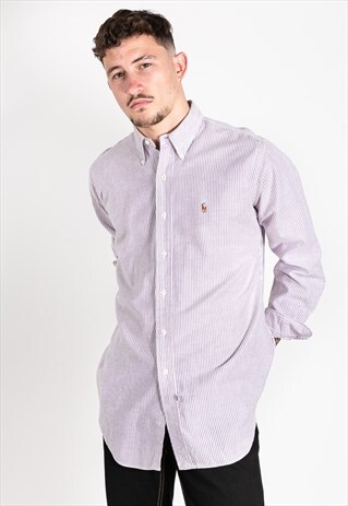 VINTAGE 80S CLASSIC POLO RALPH LAUREN SHIRT / 4952