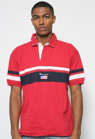 VINTAGE CHAMPION USA POLO SHIRT