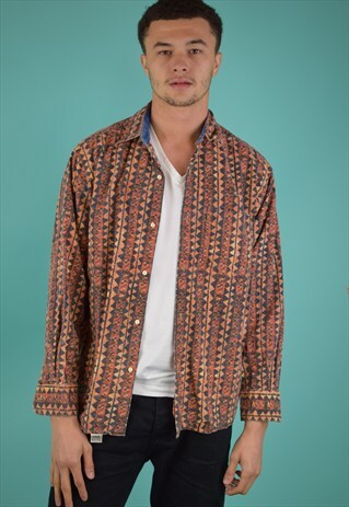 VINTAGE 90'S PATTERNED SHIRT