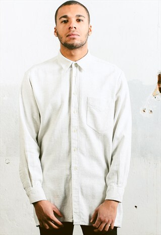 VINTAGE MONOCHROME FLANNEL SHIRT