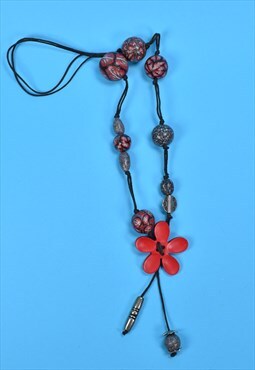 Vintage Flower Necklace 