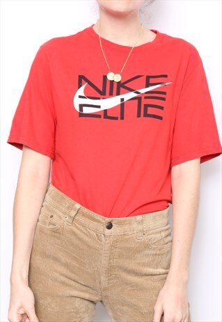 VINTAGE 90S NIKE RED TOP T-SHIRT